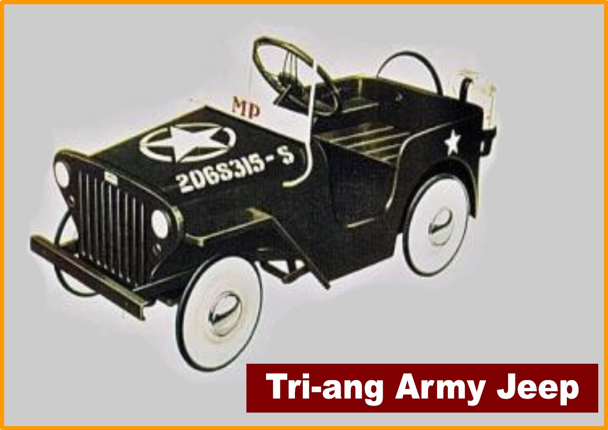 TRI-ANG ARMY JEEP